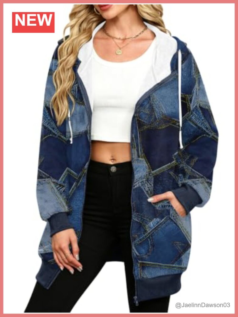 Tunic Fleece Zip Up Hoodie Long Oversized Sweatshirt Jacket Loose Fit